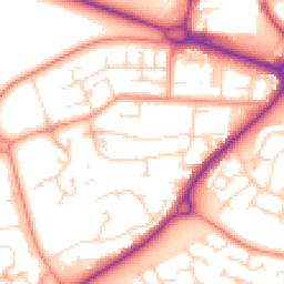 Daytime road noise heatmap for NN18 9LG