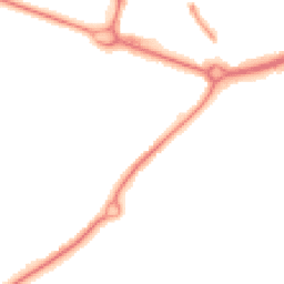 Night-time road noise heatmap for NN18 9LZ