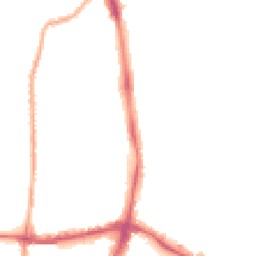 Night-time road noise heatmap for NN2 6AH