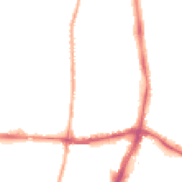 Night-time road noise heatmap for NN2 6AX