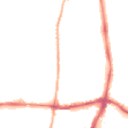 Night-time road noise heatmap for NN2 6BD
