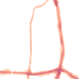 Night-time road noise heatmap for NN2 6BJ