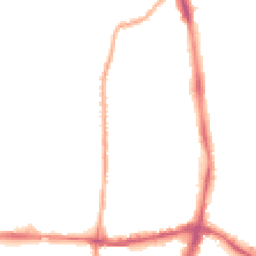 Night-time road noise heatmap for NN2 6BL