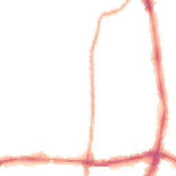 Night-time road noise heatmap for NN2 6BN
