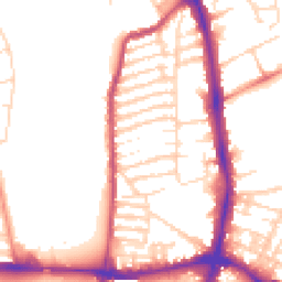 Daytime road noise heatmap for NN2 6BP
