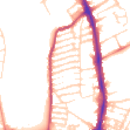 Daytime road noise heatmap for NN2 6DD