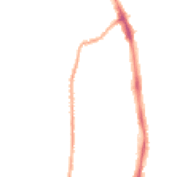 Night-time road noise heatmap for NN2 6DE