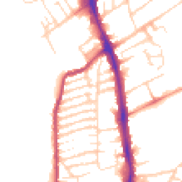 Daytime road noise heatmap for NN2 6DP
