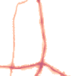 Night-time road noise heatmap for NN2 6DS