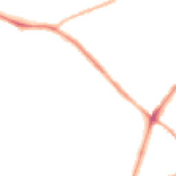 Night-time road noise heatmap for NN2 6JG