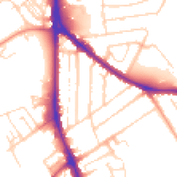 Daytime road noise heatmap for NN2 6PG