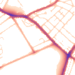 Daytime road noise heatmap for NN2 7DP