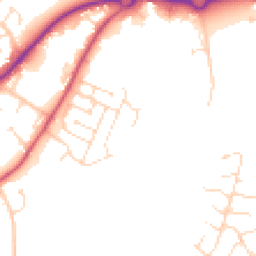Daytime road noise heatmap for NN2 7FP
