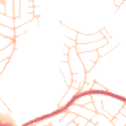 Daytime road noise heatmap for NN2 7LD