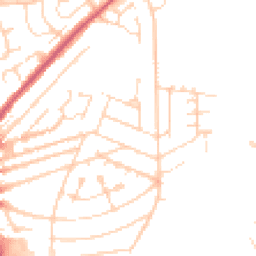 Daytime road noise heatmap for NN2 7RP