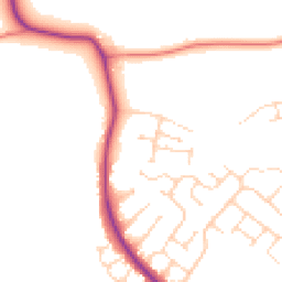 Daytime road noise heatmap for NN2 8GQ