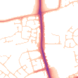 Daytime road noise heatmap for NN2 8GS