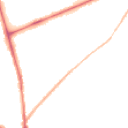 Night-time road noise heatmap for NN2 8JY