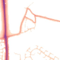 Daytime road noise heatmap for NN2 8RS