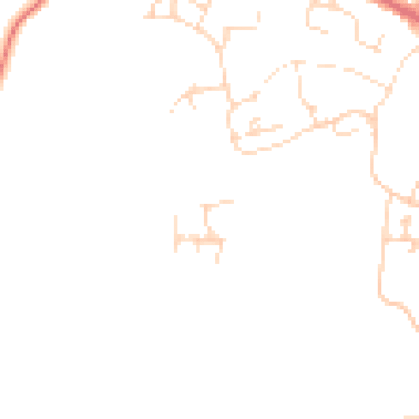 Daytime road noise heatmap for NN5 4AQ