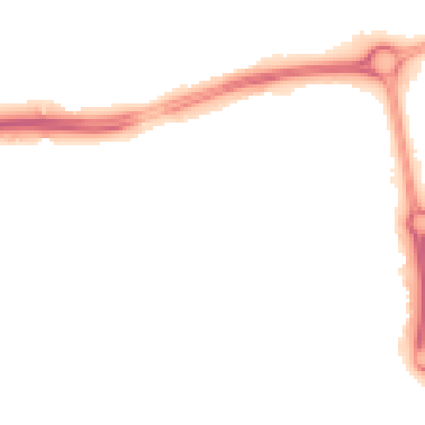Night-time road noise heatmap for NN5 4AX