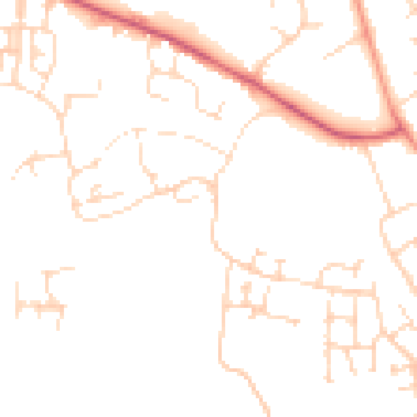 Daytime road noise heatmap for NN5 4DL