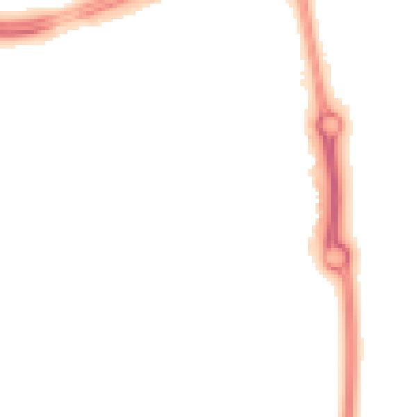 Night-time road noise heatmap for NN5 4ET