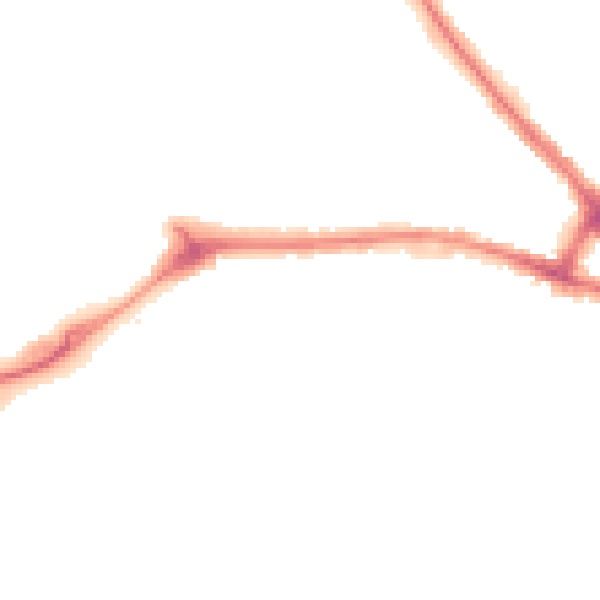 Night-time road noise heatmap for NN5 5DB
