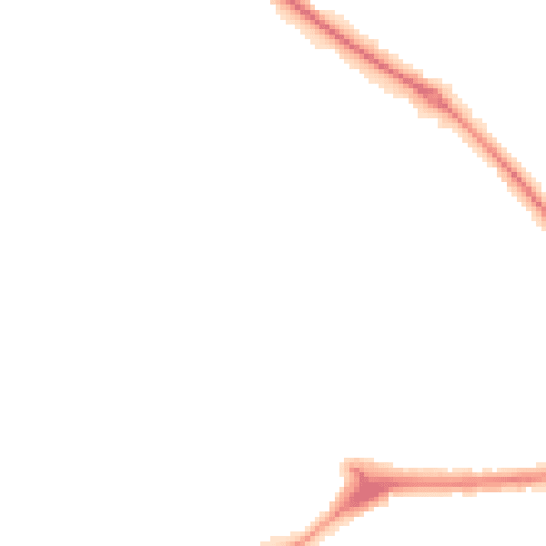 Night-time road noise heatmap for NN5 5NX