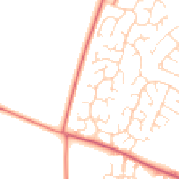 Daytime road noise heatmap for NN5 6EW