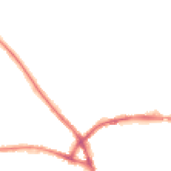 Night-time road noise heatmap for NN5 7BE