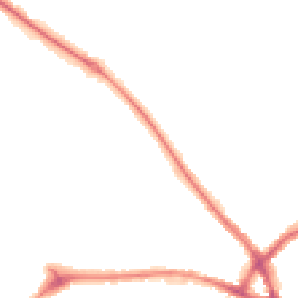 Night-time road noise heatmap for NN5 7DW
