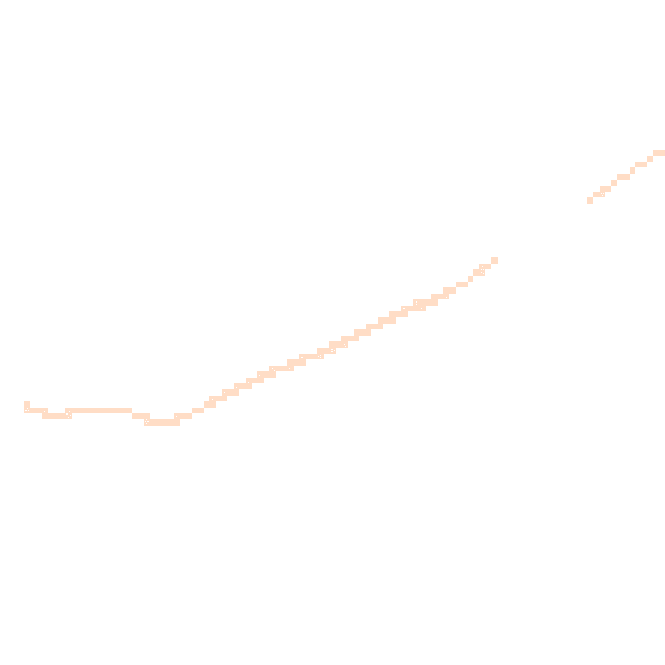 Night-time road noise heatmap for NN6 0AG