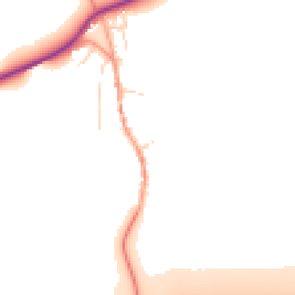 Daytime road noise heatmap for NN6 0BF
