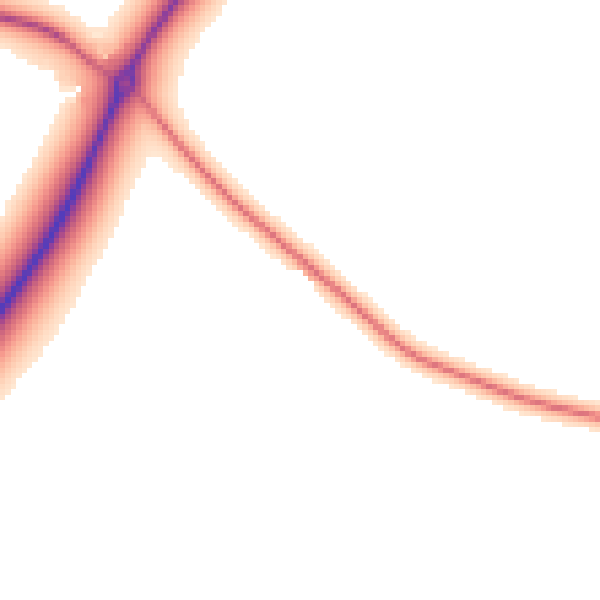 Daytime road noise heatmap for NN6 0BG