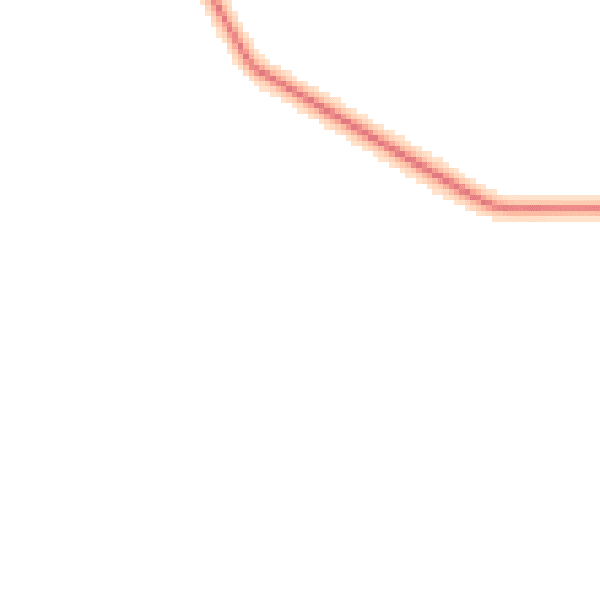 Daytime road noise heatmap for NN6 0BJ