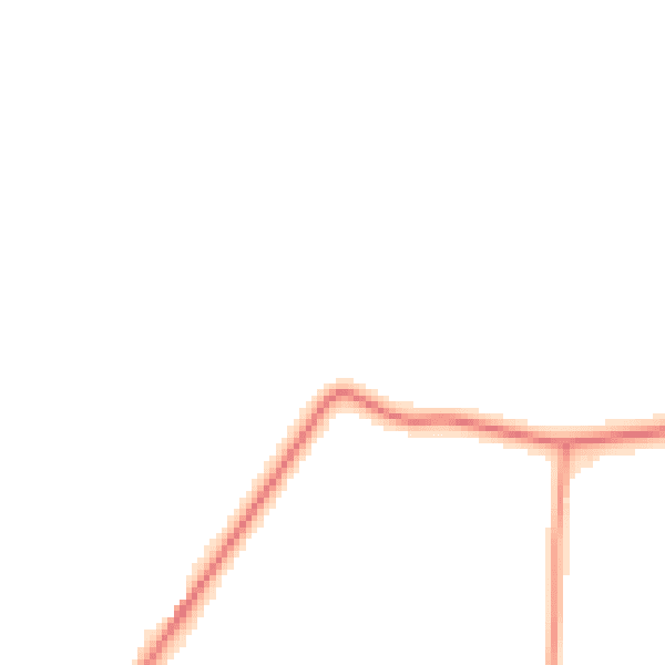 Daytime road noise heatmap for NN6 0BW