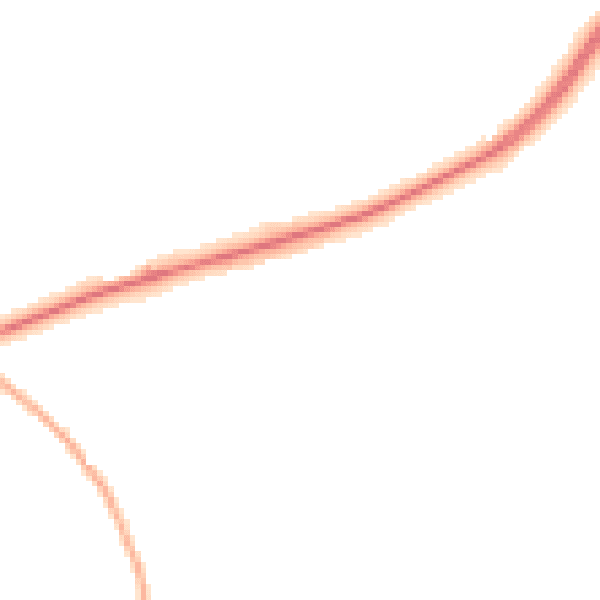 Night-time road noise heatmap for NN6 0FE
