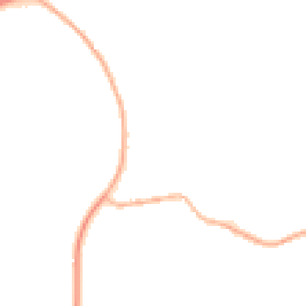 Night-time road noise heatmap for NN6 0HD