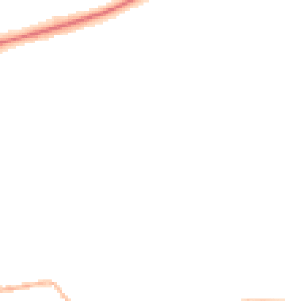 Night-time road noise heatmap for NN6 0LQ
