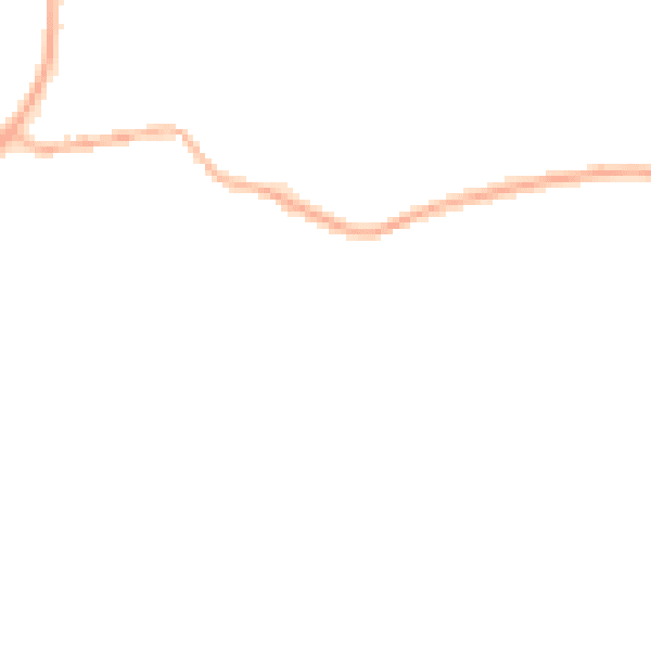 Night-time road noise heatmap for NN6 0PA