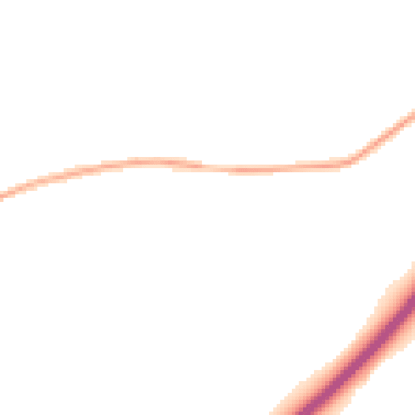Night-time road noise heatmap for NN6 0PT
