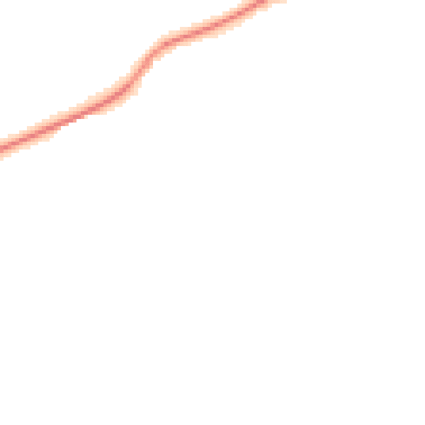 Night-time road noise heatmap for NN6 0QA