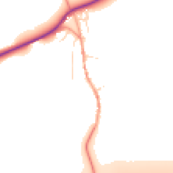 Daytime road noise heatmap for NN6 0QB