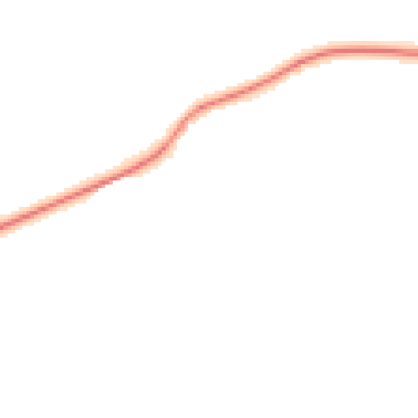 Night-time road noise heatmap for NN6 0QD