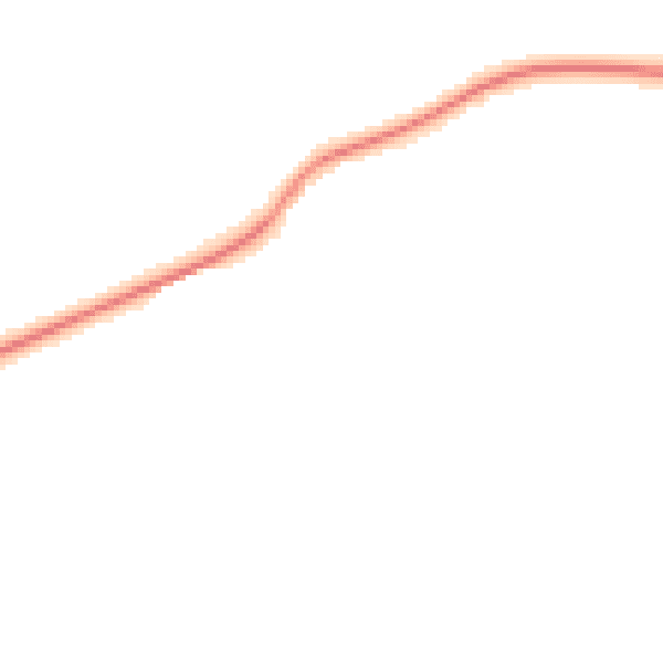 Night-time road noise heatmap for NN6 0QF