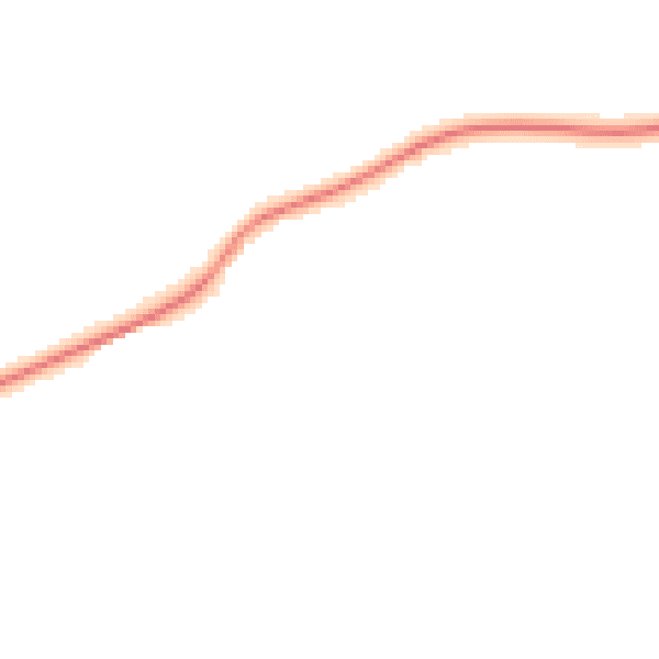 Night-time road noise heatmap for NN6 0QJ