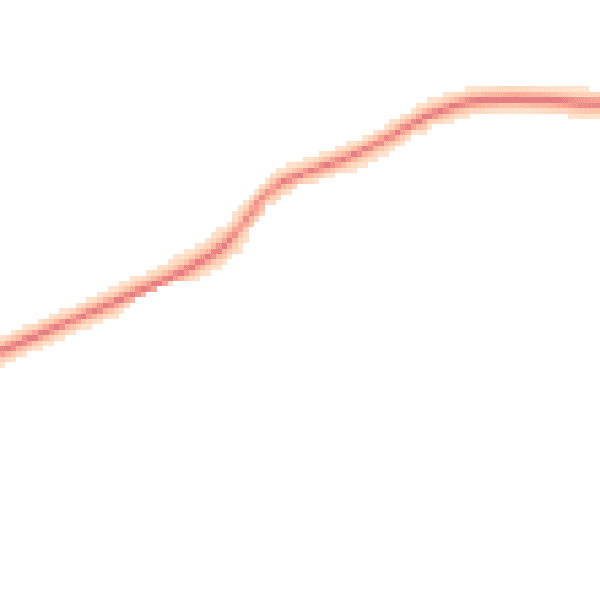 Night-time road noise heatmap for NN6 0QY
