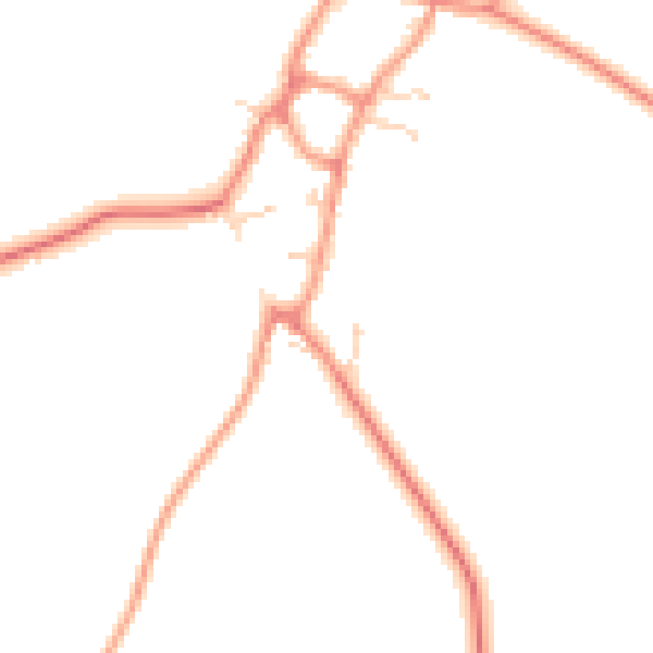 Daytime road noise heatmap for NN6 6AP