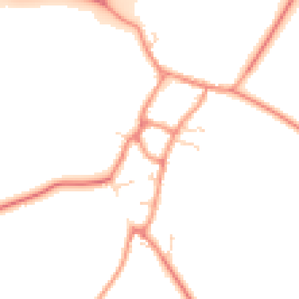 Daytime road noise heatmap for NN6 6DB